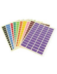 Light Blue Block Colour Labels